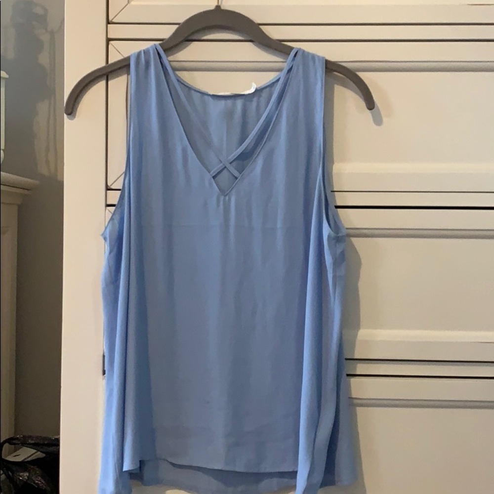 Light blue tank top